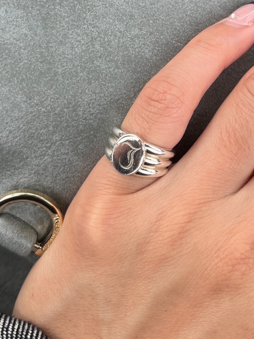 J. Hannah Stacked Signet